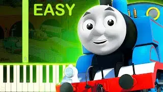 THOMAS THE TANK ENGINE THEME - EASY Piano Tutorial