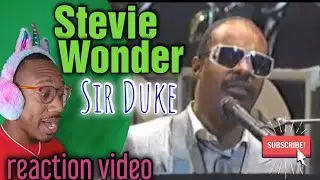 Legends inspire Legends! Stevie Wonder 'Sir Duke' live Apollo REACTION Video