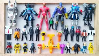 SKIBIDI TOILET/Action Figure/Unboxing/Clockman,Titan Speakerman,Titan TvMan,Cameraman,Spiderman/Toys