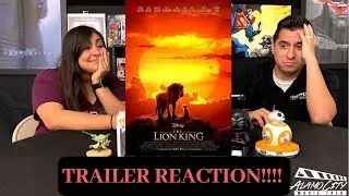 THE LION KING Official TRAILER - REACTION!!!