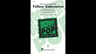 Yellow Submarine (3-Part Mixed Choir) - Arranged by Mac Huff