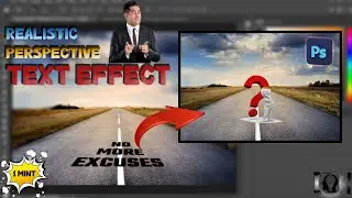 Perspective Text Effect Using Photoshop(for BEGINNERS!)