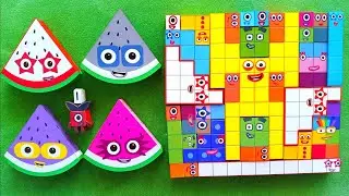 Looking for Numberblocks NEW 1 Pirates Puzzle Tetris Shape, ASMR Satisfying video
