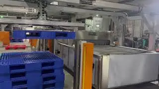 Washer/Cleaner & Dryer for Plastic pallet/plastic tray/Blister tray.