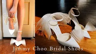 I found my bridal shoes! | Jimmy Choo Averly Unboxing/Try-on