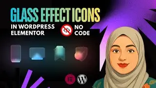 Glass Effect Icons in WordPress Elementor (No Code) 💯 Working Method #wordpress