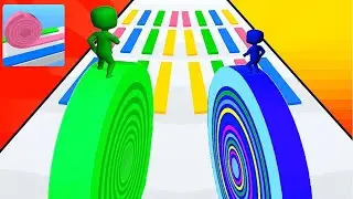 Layers Roll #4 Stick Run Games Gameplay Android IOS