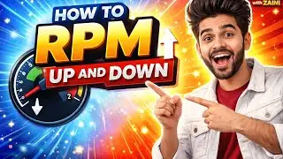 How to Increase & Decrease RPM in Car Engine | RPM Up Down Problem Fix | part1