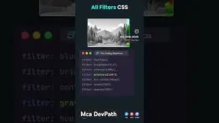 learn filter in css | study about filter in css | 
