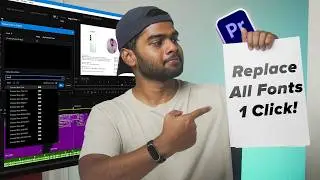 How to Replace All Fonts at once in Adobe Premiere Pro? (Complete Guide)