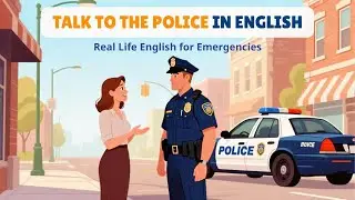 Talk to the Police in English | Real Life English for Emergencies | Beginner Listening Practice