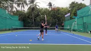 Private Lesson with Mr. Sid & Ms. Ha | Sala Tennis Academy