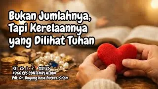 #966 Tuhan menimbang hati sebelum menilai pemberian #2026 #fyp #viral