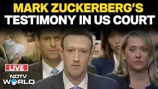 US News LIVE: META CEO Mark Zuckerberg's Testimony IN US Court | Donald Trump | META News