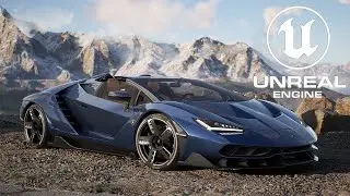 Lamborghini Centenario -  Automotive rendering (BTS) in Unreal Engine 5