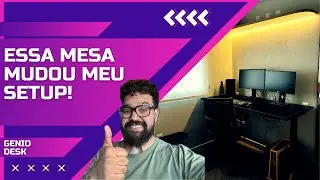 Montei a mesa el&eacute;trica da GenioDesk e agora entendo porque TODO MUNDO quer uma!