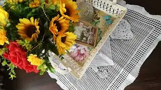 New year's coffee table vignette 2021.