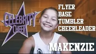 Celebrity Makenzie R. Cheerleader Stunting Tumbling