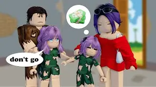 😒 Моя мама ушла, потому что мы были бедны | Violet Roblox TV