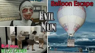 FINALLY BALLOON ESCAPE WITH KIDS | EVIL NUN HORROR GAMEPLAY | FREE ANDRIOD HORROR GAME