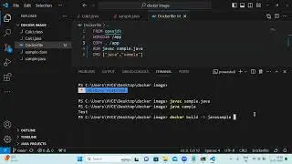 Create a docker image for an application stored in local repository and run the using docker image.