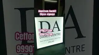 Led Clipon signage | Backlight signage #signage #ledclipon #cliponboard #clipons ##ledsignage