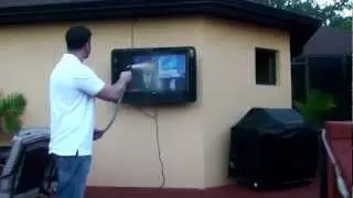 TV Shield &mdash; испытание на прочность корпуса наружного корпуса телевизора