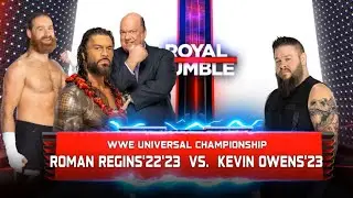 WWE 2K25 ROYAL RUMBLE'23 WWE UNIVERSAL CHAMPIONSHIP #wwe #wwe2k25 #royalrumble #gaming #games 