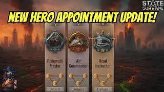 Hero Appointment Update Explained! 3 New Positions & Command Skill Breakdown | State of Survival