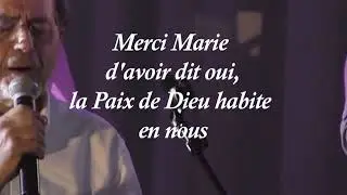 MERCI MARIE D'AVOIR DIT OUI. Jean-Claude GIANADDA