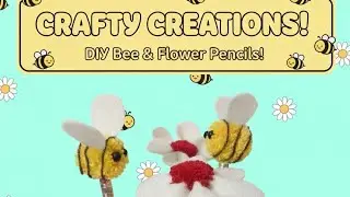 #BEE-utiful Pencil Makeover for School! 📚🐝 #diy
