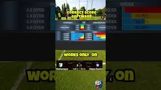 How to get Daily Correct Score Prediction Software Result 🎯