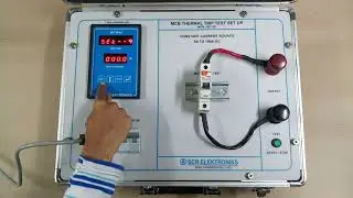 Portable mcb test kit by SCR ELKTRONIKS