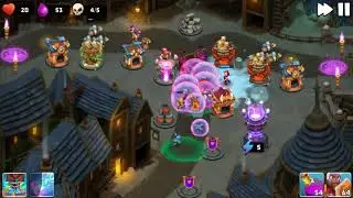 Castle Creeps TD - Chapter 26 Level 102 Dark Alleys 3 Stars (Without Sentinel)