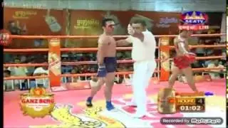 Meas chanmean vs Sorn nephab, khmer thai boxing, 2017