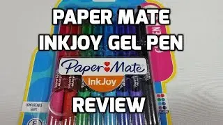 Paper Mate InkJoy Gel Pen Review and Color Comparison