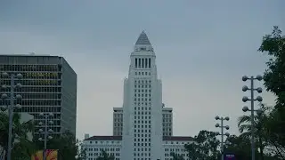 Los Angeles City Hall Stock Video