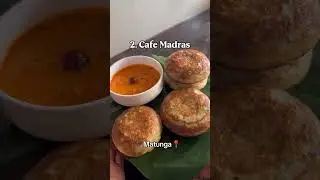 Five must try spots in📍Matunga for South Indian cuisine ❤️🤌📌&diams;️