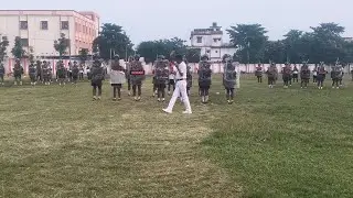 सिपाही 2025 batch ko danga niyantran drill karwaya gya kaise hota h drill riot control drill