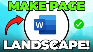 How to Make Landscape Page in MS Word