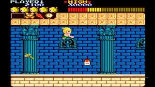 Wonder Boy (Arcade, 1986) Ending Without Beating Last Boss with Cheat