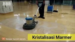 proses kristalisai lantai marmer