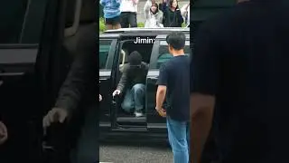 How bts members come out of the car vs how jimin come out||#Bts#jimin#v#rm#suga#jin#jungkook#jhope||
