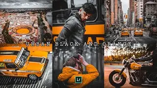 Urban Black and Orange Lightroom Preset || Lightroom editing tutorial 2021 || WuH Editz