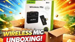 BX7 Wireless Mic Unboxing | Budget Mic Review 🔥