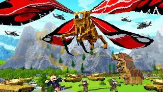 MOTHRA APARECEU NO MINECRAFT !! ( KAIJUS )
