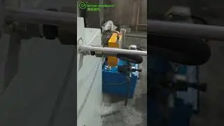 Aluminum rod high speed rewinding machine with drawing unit#drawingmachine #rewinding #coiling #ccr