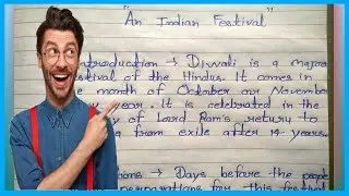 Indian Festival Essay in English 😍|| Indian Festival Essay writing || #essay