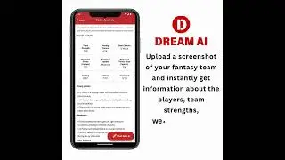 DREAM AI : Dominate Fantasy Sports with Dream AI - Your Ultimate Winning Strategy Tool!