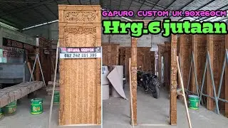 Custom gate size 90x260cm with window